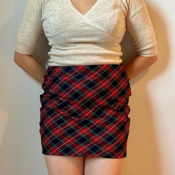Plaid vintage mini-skirt 🤓💋 - Picture 2 of 2